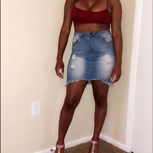 Jean Skirt